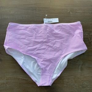 Seersucker High Waisted Bottoms